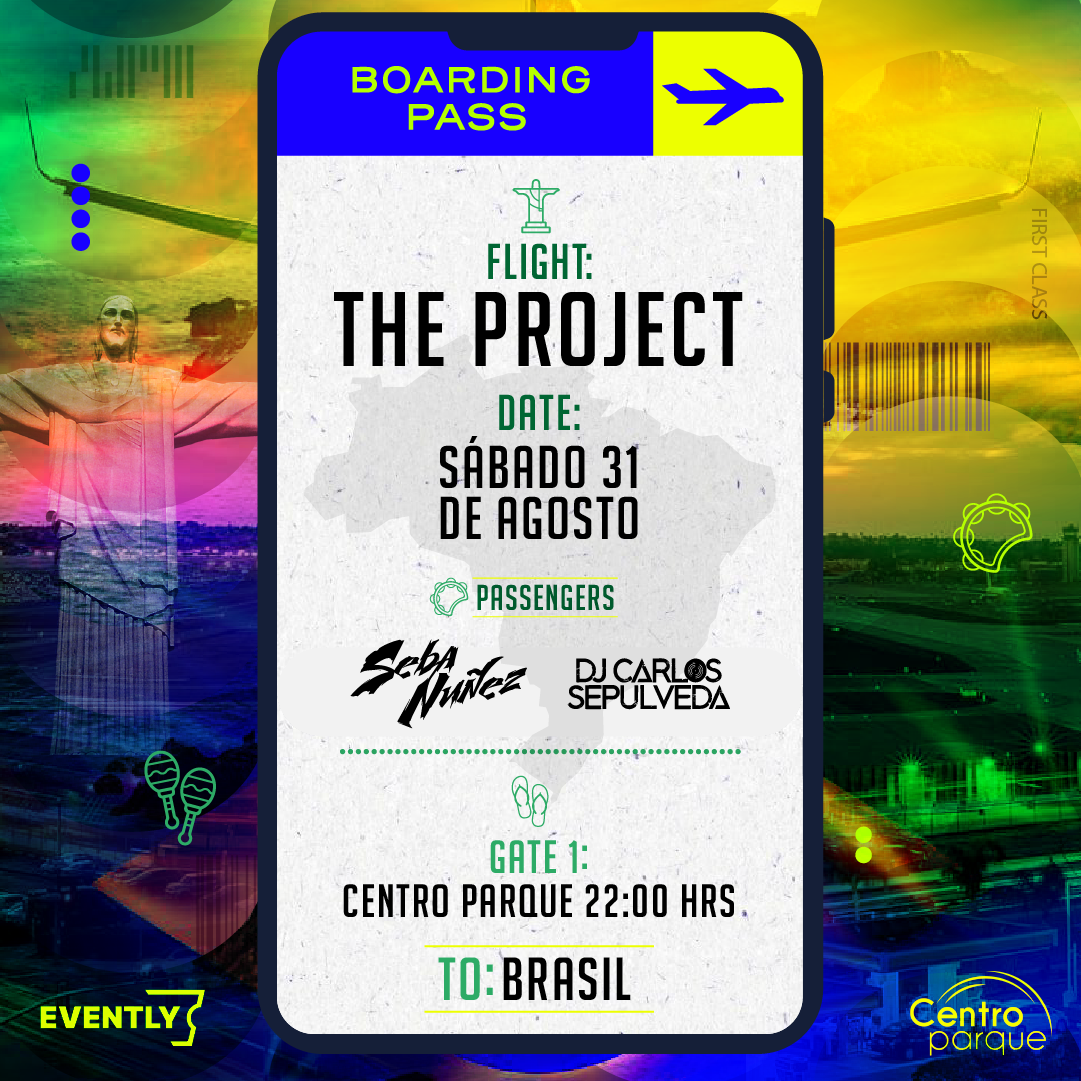 The Project 🇧🇷 | Sábado 31 Agosto | Centro Parque 🇧🇷 image}